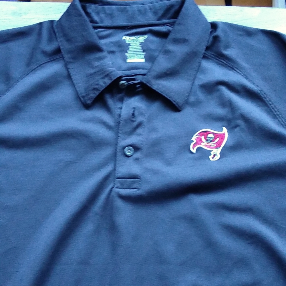 Reebok men's NFL Tampa Bay Buccaneers polo